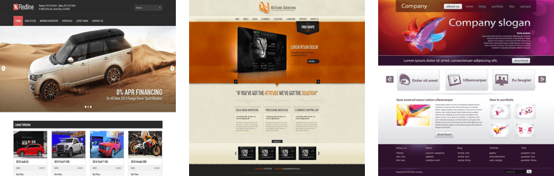 hosting templates